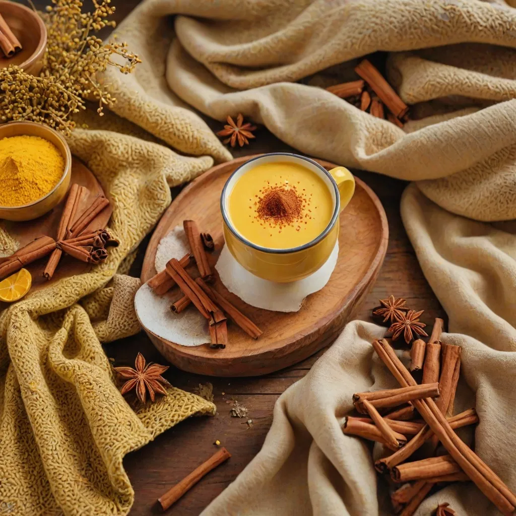 Złote mleko na równowagę ciała i umysłu: przepis