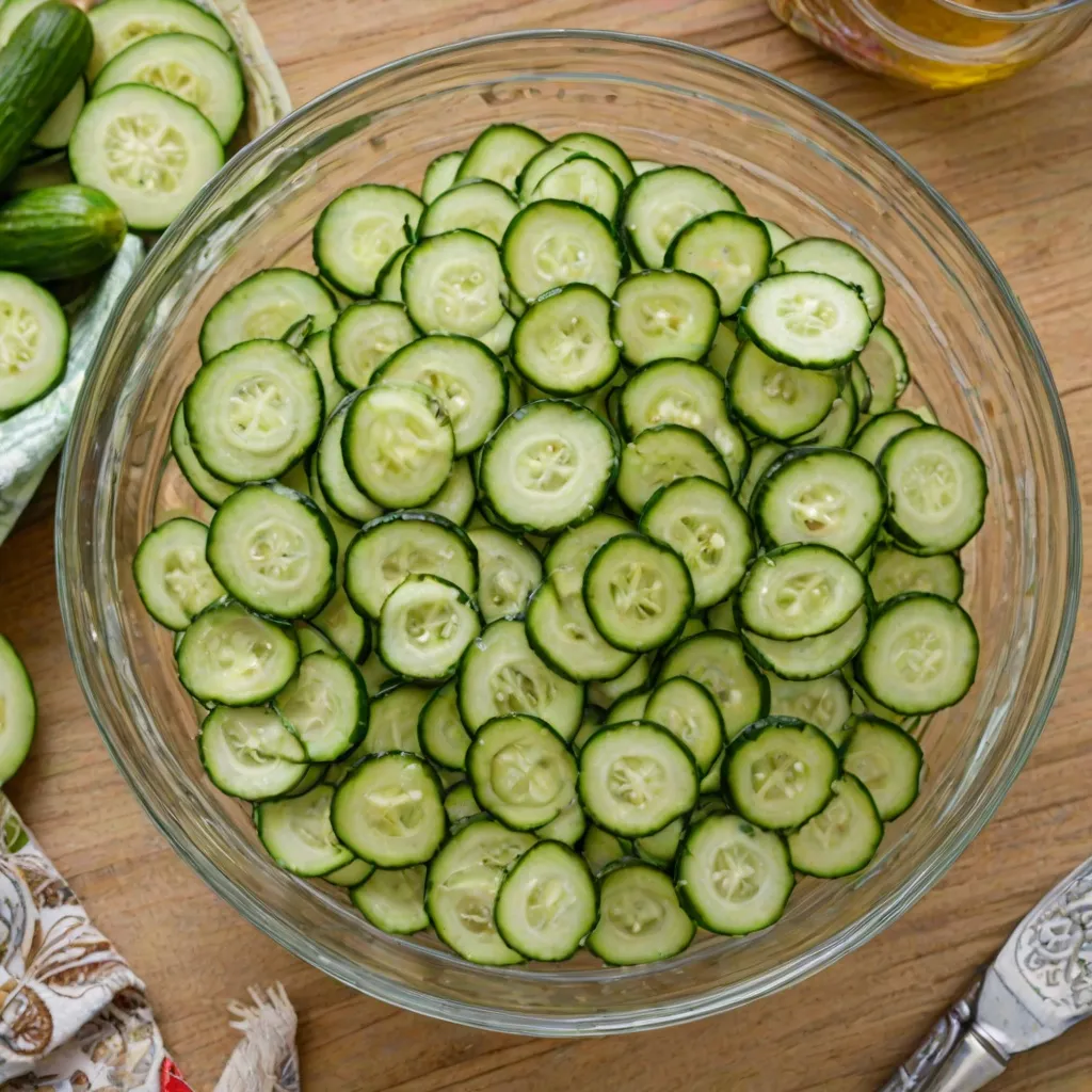 Sałatka z ogórków słodko-kwaśna – przepis na domowy dodatek