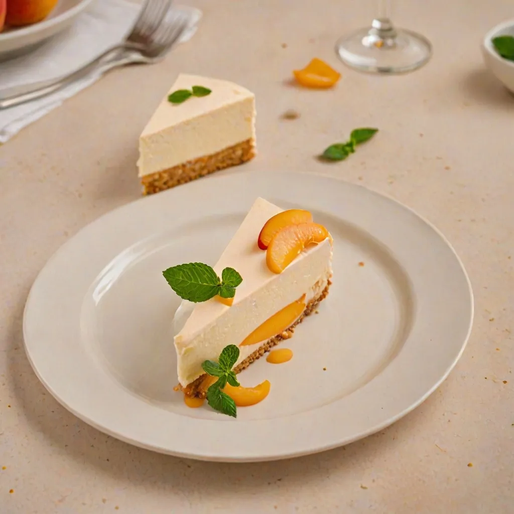 Ciasto z musem brzoskwiniowym – przepis na lekki deser