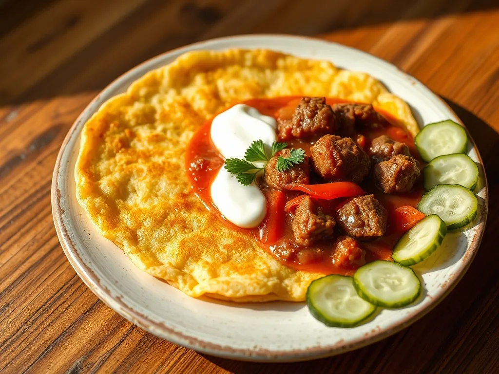 Przepis na gulasz do placka po węgiersku