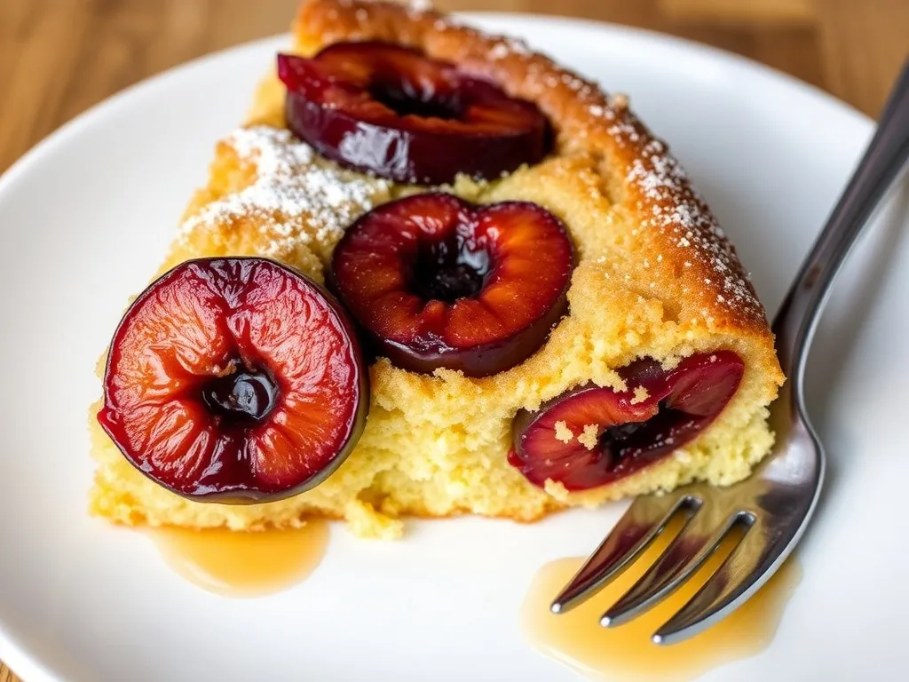 Przepis na placek ze śliwkami: wilgotny i prosty