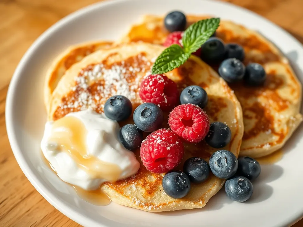 Przepis na placki z serka wiejskiego