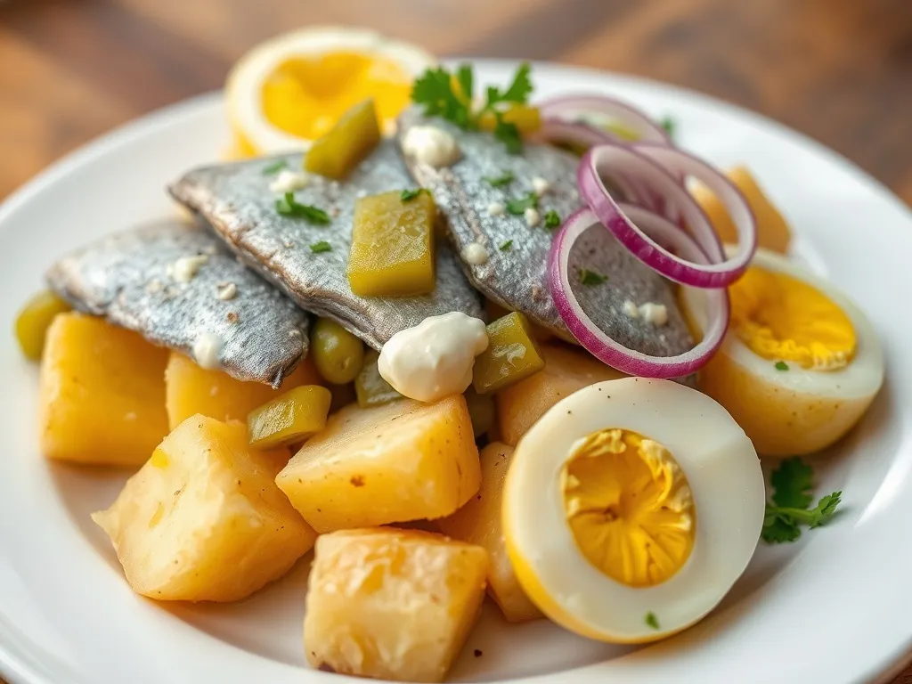 Klasyka na talerzu: sałatka śledziowa z ziemniakami