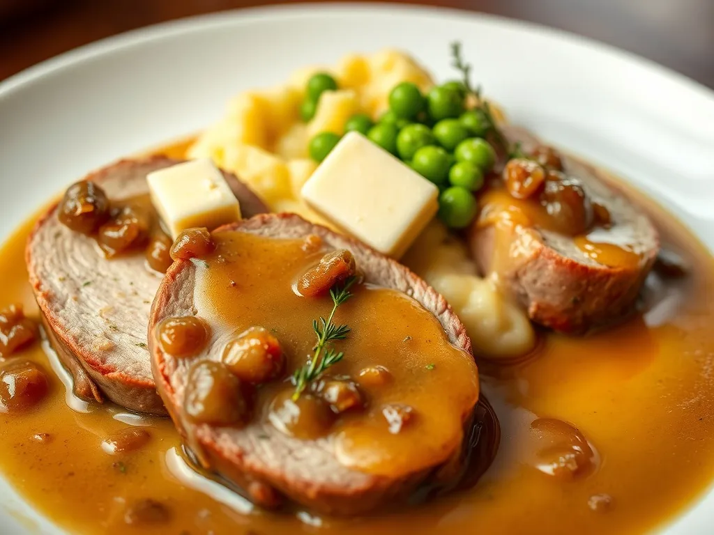 Przepis na mięciutki schab w sosie